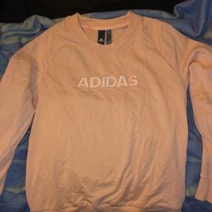 Adidas Light pink sweat shirt